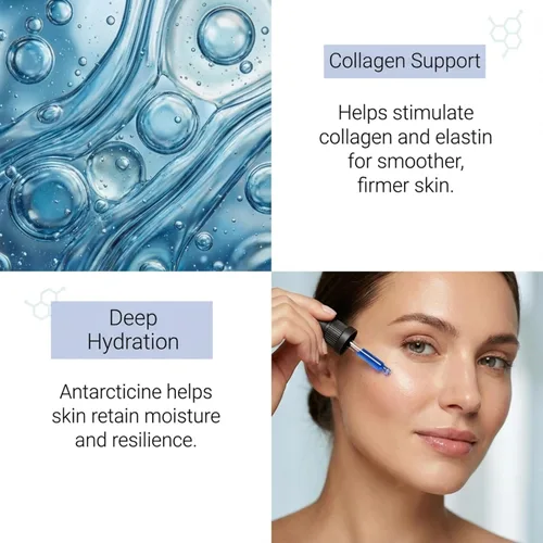 Vista 4 de Skin Perfection Antarcticina DIY Suero Booster Natural Colágeno Marino Diy Glicoproteína Fórmula Antienvejecimiento Hidrato Salicílico Antioxidante