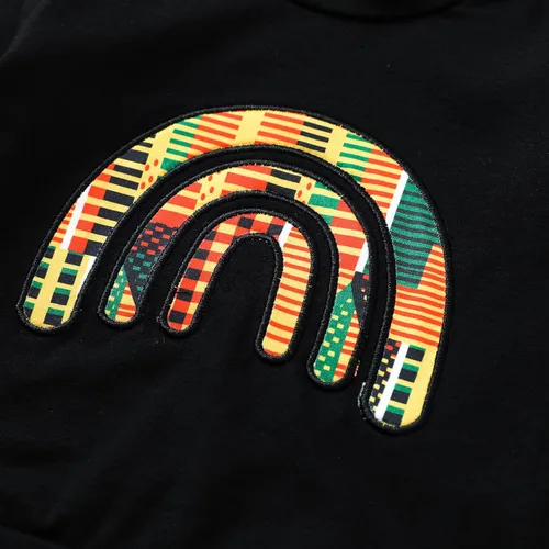 Vista 9 de Mubineo Conjunto de 2 piezas con estampado africano de Kente Dashiki para bebés, niñas y niños pequeños