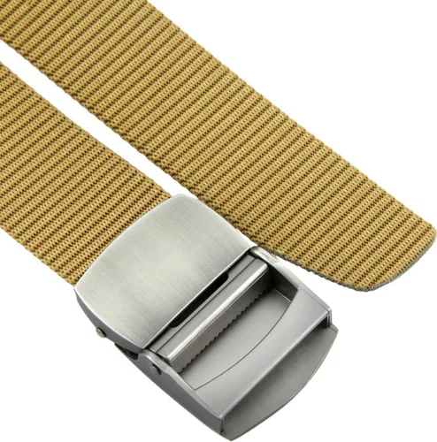 Vista 3 de moonsix Cinturones de nailon para hombres, hebilla simple de estilo militar táctico del ejército