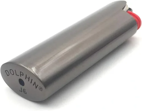 Vista 5 de Juego de 8 piezas de metal encendedor caso cubierta titular para BIC tamaño completo encendedor J6