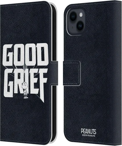 Vista 80 de Head Case Designs Funda de piel con licencia oficial de Peanuts Charlie Brown Good Grief Rock Tees compatible con Apple iPhone 11 Charlie Brown Buen