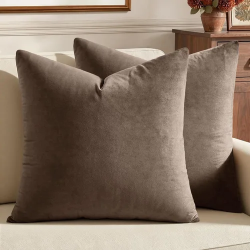 Vista 27 de MIULEE Paquete de 2 fundas de almohada de terciopelo decorativas rectangulares lumbares, fundas de cojín suaves sólidas para sofá, sofá, dormitorio