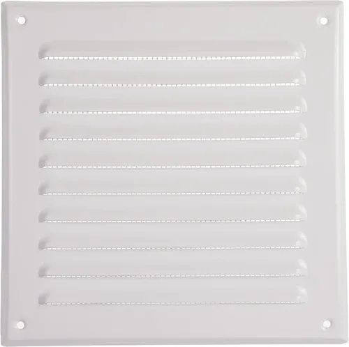Vista 36 de Vent Systems - Cubierta de rejilla de ventilación de aire de alero rectangular de metal negro de 3 x 10 pulgadas (interior), deflector