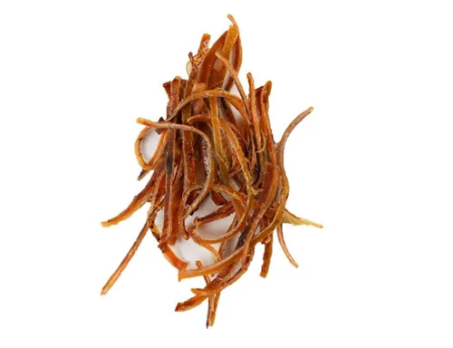 Vista 4 de Corea - Bocadillo de calamar seco sazonado sobre flor, 0.53 oz x 10