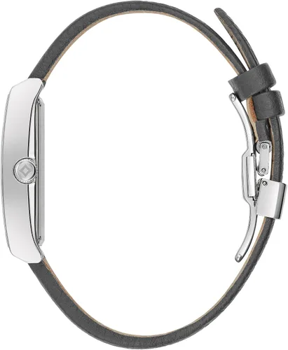 Vista 2 de Bulova Reloj de cuarzo Frank Lloyd Wright Hollyhock House para hombre Tono dorado y gris