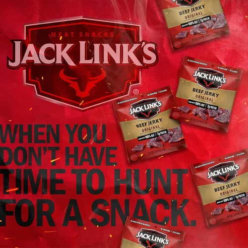 Vista 6 de Jack Link's Beef Jerky Multipack - Original - 0.625 oz (paquete de 20)