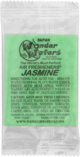 Vista 14 de Wonder Wafers ambientadores de aire 25 unidades. Envueltos individualmente, fragancia de polvo de bebé