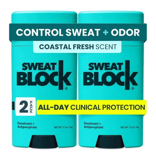 Vista 10 de SweatBlock Desodorante Antitranspirante para Mujeres y Hombres 48 Horas de Alta Protección contra el Sudor y el Olor Sin Irritación
