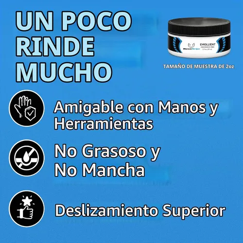 Vista 3 de Emoliente de masaje sin perfume, fórmula vegana a base de aceite con manteca de karité para técnicas IASTM y tejidos blandos, lubricación suave