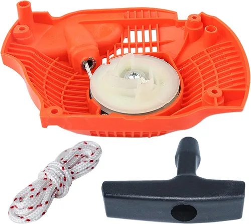 Vista 3 de Para motosierra Husqvarna 445 450, conjunto de arranque, 544071604 505305125 537232501