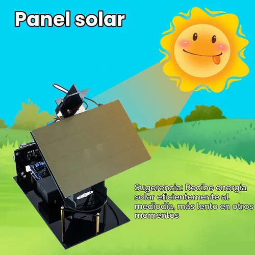 Vista 4 de LAFVIN Kit de inicio de seguimiento solar Proyecto DIY Sistema de seguimiento inteligente Código de programación STEM con tutorial compatible