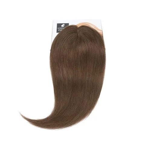 Vista 129 de Rich Choices Pelucas con topper de cabello para mujeres, cabello humano real 100% Remy, sin flequillo, para mujeres con adelgazamiento en la parte