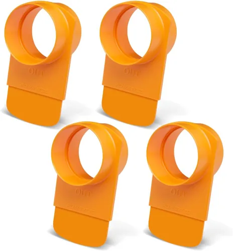 Vista 14 de POWERTEC 70294 - Puerta de ráfaga integrada de 2-1/2 pulgadas, resistente a obstrucciones, ajuste de plástico ABS cónico antihuecos para sistemas