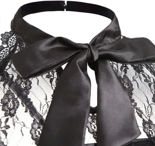 Vista 3 de IWEMEK Vestido gótico steampunk para mujer con corsé, encaje floral, vestido de cóctel con vuelo, pañuelo, vestido punk de vapor para Halloween