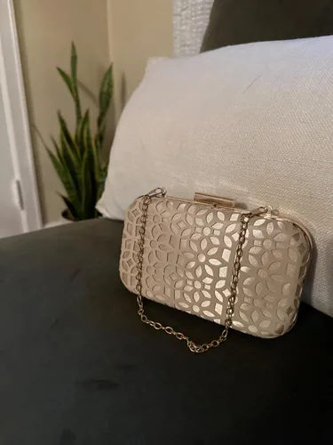Vista 7 de missfiona Bolso de mano para mujer, con huecos, para boda, fiesta, baile de graduación