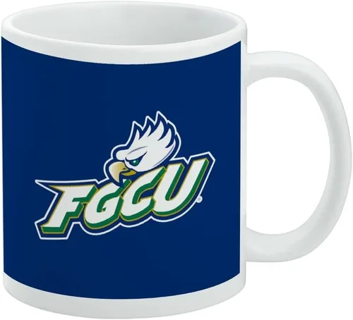 Vista 420 de Taza de cerámica con el logotipo principal de la Universidad Rider, taza de regalo novedosa para café, té y bebidas calientes, 11oz, blanca