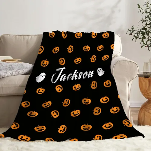 Vista 41 de Cute Ghosts - Manta de bebé personalizada para recién nacido, regalos para Halloween y Navidad, 40 x 30 pulgadas