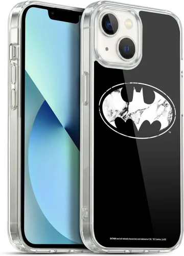 Vista 456 de Head Case Designs Funda de gel con licencia oficial de Batman DC Comics Bat Signal Logos [protección de grado militar] compatible con Apple iPhone 7