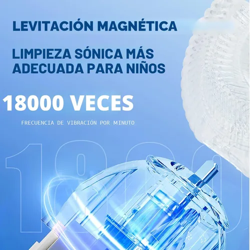 Vista 6 de DYCROL Cepillo de dientes eléctrico en forma de U para niños Azul oscuro