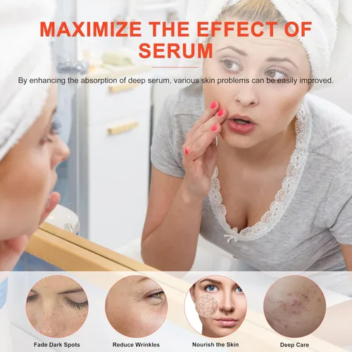 Vista 3 de Elitzia ETF49E Dispositivo facial de electroporación sin aguja, máquina de belleza facial importadora de iones de mesoporación, eliminación