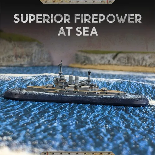 Vista 2 de Wargames Delivered Victoria en el mar Kriegsmarine Fleet, Battleship Game. Modelo de acorazado miniatura de la Segunda Guerra Mundial, portaaviones