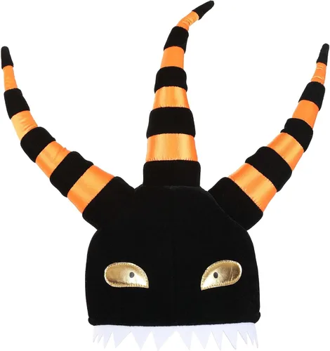 Vista 4 de Nightmare Before Christmas Sombrero de peluche de arlequín demonio
