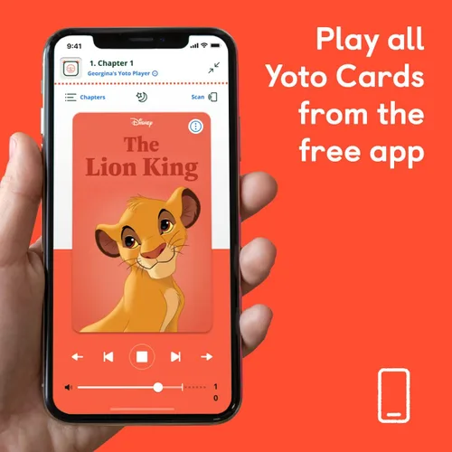 Vista 3 de YOTO Disney Junior Novels: Tangled - Tarjeta de audio para niños para usar con reproductor y mini dispositivo de audio todo en 1, escucha educativa