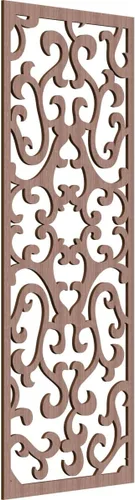 Vista 99 de 9 3/8 pulgadas de ancho x 24 3/8 pulgadas de alto x 1/4 de alto Smithfield paneles de pared de madera con calado, abedul