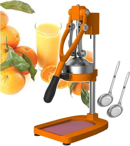 Vista 10 de Exprimidor de cítricos de hierro fundido, Máquina de exprimidor de prensa de mano, Extractor de Juicer naranja de la prensa de mano