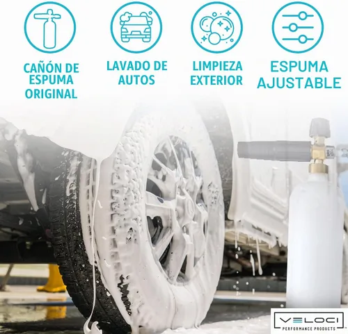 Vista 3 de MTM Hydro, lanza de espuma profesional original ajustable de 32 onzas Botella