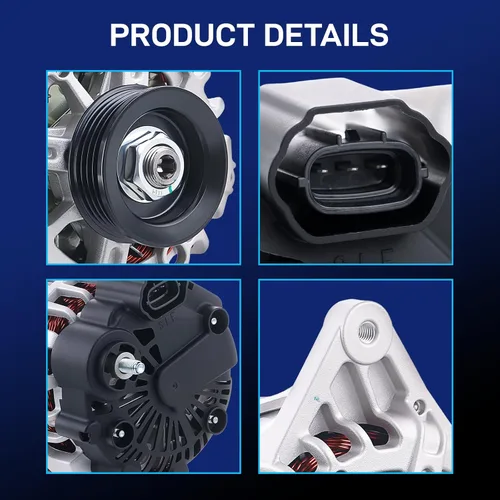 Vista 6 de Alternador de Reemplazo Nuevo para 2007-2012 Hyundai Elantra 2.0L, 2010 2011 Kia Soul 2.0L, 2007-2009 Spectra 2.0L L4, 2655635, 600162, 3730023650