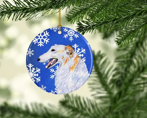 Vista 237 de Caroline's Treasures Cavalier Spaniel - Adorno de cerámica para colgar en el árbol de Navidad, para el hogar, Navidad, fiestas, regalo, 3 pulgadas