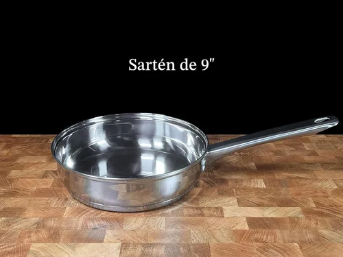 Vista 5 de Concord Cookware, juego de ollas de acero inoxidable de 7 piezas, incluye ollas y sartenes