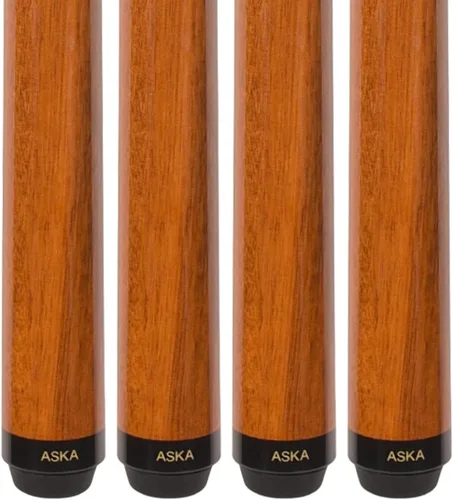 Vista 4 de ASKA SP1 Sneaky Pete Pool Cue Stick Sets, Malaswood Spliced Maple, 58" Canadian Hard Rock Maple Shaft, 13mm Leather Tip, 5/16x18 Joint, Wrapless