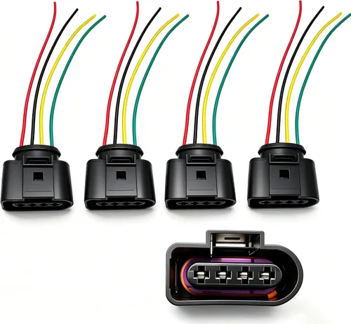 Vista 11 de HiSport Conector de bobina de encendido Conector Pigtail Plug 6 Pcs Compatible con Mazda Lexus Toyota Supra 1JZ 2JZ