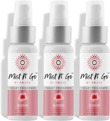 Vista 47 de Mist N' Go by Omaze - Aerosol de Baño de Viaje para Inodoro Eliminador de Olores - Aerosol de Inodoro de Viaje para Ambientador de Aire de Baño