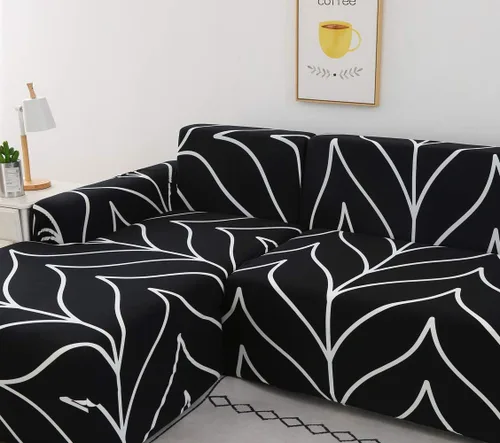 Vista 5 de MIFXIN Fundas de sofá modulares en forma de L, 2 piezas, elásticas tipo L, para sofá o sillón, protector de muebles para sala de estar, mascotas