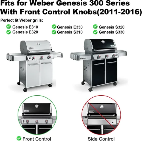 Vista 3 de SafBbcue Genesis E-310 - Juego de tubos para quemador de parrilla 62752 para Weber Genesis 300 Genesis Serie E/S-310/320/330 Parrillas de gas