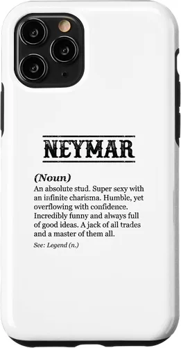 Vista 29 de Neymar - Definición de nombre Frase divertida - Funda personalizada para iPhone 17 para hombre