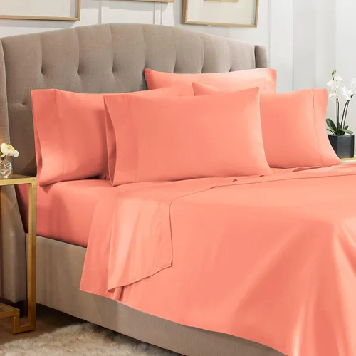 Vista 51 de Empyrean Juego de sábanas individuales - 110 GSM 4 piezas de sábanas para cama individual, sábanas de tamaño individual doble cepillado, sábanas