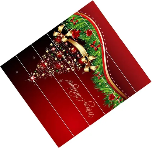 Vista 2 de Calcomanías de pared, calcomanías 3D para árbol de Navidad, escaleras, escaleras decorativas, muebles familiares, decoración mural de cocina y baño