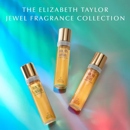 Vista 4 de Elizabeth Taylor Perfume para mujer, Diamonds and Rubies, Eau De Toilette EDT en aerosol, 3.3 Fl Oz/ 100 ml