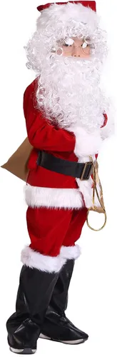 Vista 4 de Disfraz completo de Papá Noel para niños, 10