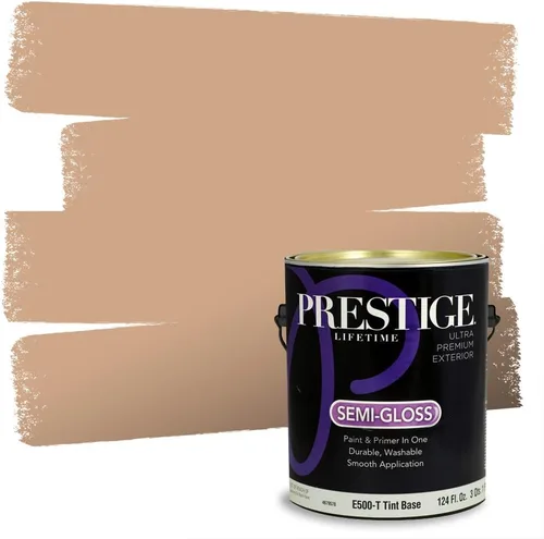 Vista 68 de Pintura 2 en 1, para primera mano y para exterior, de Prestige Paints, E100-N-1120BM