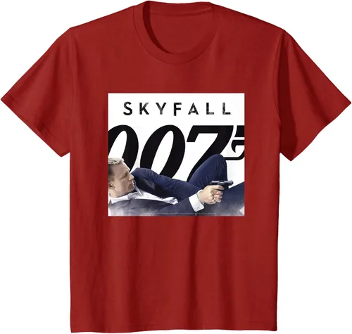Vista 56 de Official James Bond 007 Camiseta Skyfall, Negro