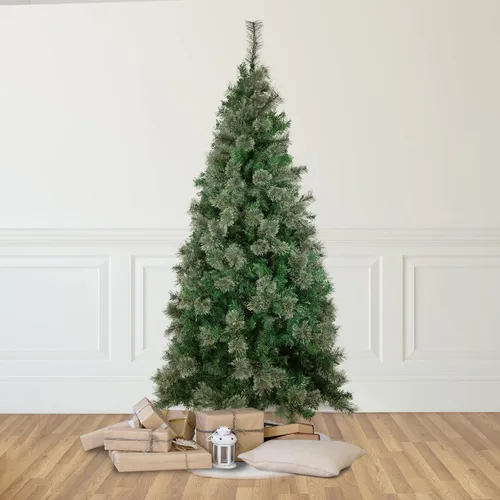 Vista 2 de Northlight Árbol de Navidad artificial de pino de cachemira de Oregon mediano sin luz, 6.5 pies, verde