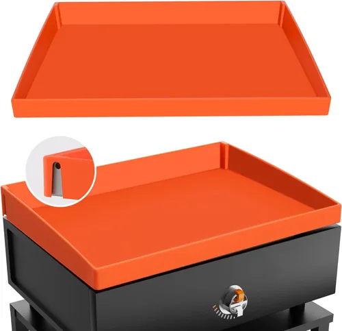 Vista 9 de Cubierta de parrilla de silicona Blackstone de 28" de borde completo, accesorios premium de parrilla Blackstone de grado alimenticio, protector