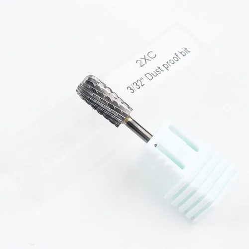 Vista 6 de QUNZHAO Brocas de polvo para uñas, de acero tungsteno, eliminación rápida, acrílico o gel duro, vástago de 3/32 pulgadas, para manicura, arte