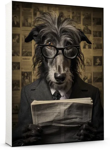 Vista 51 de Thuan Affenpinscher - Póster de lienzo con tus fotos, arte de pared para decoración del hogar, regalo conmemorativo para amantes de las mascotas