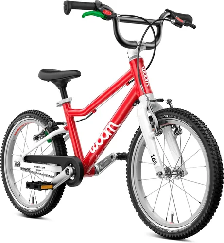 Vista 15 de woom GO 3 & GO 3 AUTOMAGIC Kids Bike, 16 Inch Lightweight, Ages 4-6 Woom Rojo
